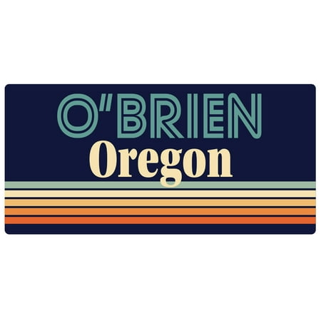 O Brien Oregon 5 x 2.5-Inch Fridge Magnet Retro Design