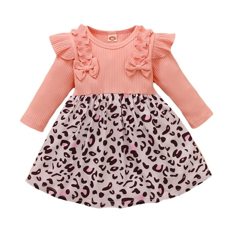 Dadaria Baby Girl Clothes Newborn 6M-4T Toddler Long Sleeve Leopard Print Ruffles Princess Dress Pink 90 Toddler
Dadaria Baby Girl Clothes Newborn 6M-4T Toddler Long Sleeve Leopard Print Ruffles Princess Dress Pink 90 Toddler