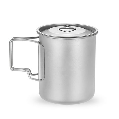 Tomfoto 450ml Titanium Cup Outdoor Portable Camping Picnic Water Cup Mug with Lid Foldable Handle
Tomfoto 450ml Titanium Cup Outdoor Portable Camping Picnic Water Cup Mug with Lid Foldable Handle