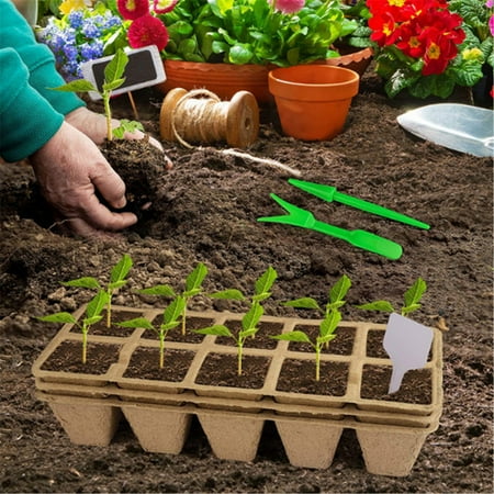 Fjofpr Fall Decorations for Home Gardening And Planting 10-hole Paper Tray Seedling Cup Plant Label 12PCS Set Hot
Fjofpr Fall Decorations for Home Gardening And Planting 10-hole Paper Tray Seedling Cup Plant Label 12PCS Set Hot