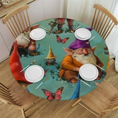 BANET Colorful Gnomes Print Round Tablecloth WashableTable Cloth Decorative Table Cover for Dining Table Camping 31 -35
BANET Colorful Gnomes Print Round Tablecloth WashableTable Cloth Decorative Table Cover for Dining Table Camping 31 -35