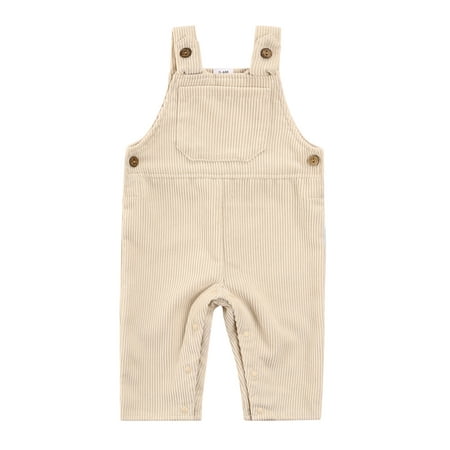 Sunisery Infant Baby Girls Corduroy Suspender Pants Overalls Sleeveless Romper Jumpsuit with Pocket Bib Beige 6-9 Months
Sunisery Infant Baby Girls Corduroy Suspender Pants Overalls Sleeveless Romper Jumpsuit with Pocket Bib Beige 6-9 Months