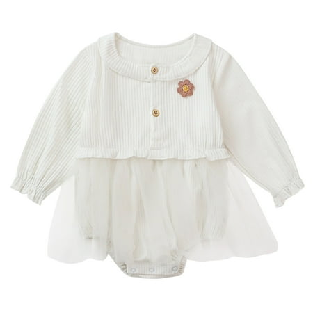 WZHKSN Kids Baby Girl Casual Bodysuits