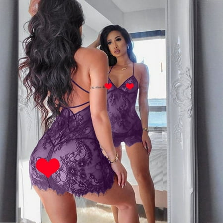 Levmjia Womens Sexy Lingerie Plus Size Clearance Women Sexy Lace Black Lingerie Dress Sleepwear Night Dress Backless Pajamas
Levmjia Womens Sexy Lingerie Plus Size Clearance Women Sexy Lace Black Lingerie Dress Sleepwear Night Dress Backless Pajamas