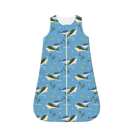 Cauagu Dolphin Lovers for Infant Wearable Blanket Unisex Girl Boy Swaddle Transition Sack - Newborn Essentials Sleep Clothes-Large
Cauagu Dolphin Lovers for Infant Wearable Blanket Unisex Girl Boy Swaddle Transition Sack - Newborn Essentials Sleep Clothes-Large