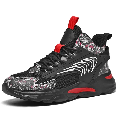 Men‘s Running Shoes Graffiti High Top Fashion Sneakers Athletic Gym Shoes Mens Walking Casual Shoes
Men‘s Running Shoes Graffiti High Top Fashion Sneakers Athletic Gym Shoes Mens Walking Casual Shoes