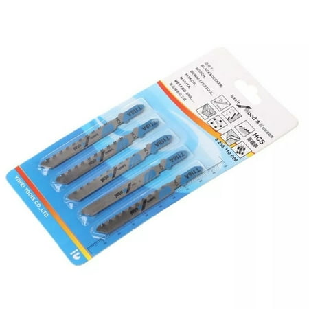 5Pcs/Set Reciprocating Saw Blades T118A Jig Saw Blades Wood Metal Fast Cutting