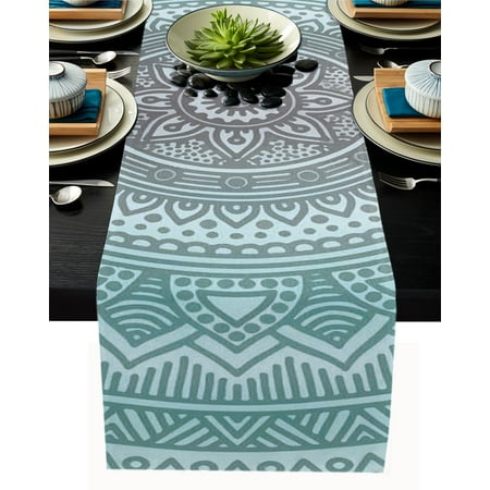 Mandala Gradient Table Runner Home Wedding Decor Table Flag Party Dining Cotton Linen Tablecloth
Mandala Gradient Table Runner Home Wedding Decor Table Flag Party Dining Cotton Linen Tablecloth