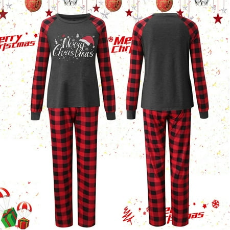 Christmas Women Mom Letter Plaid Print Top Blouse+Pants Family Clothes Pajamas Christmas Pajamas for Family
Christmas Women Mom Letter Plaid Print Top Blouse+Pants Family Clothes Pajamas Christmas Pajamas for Family