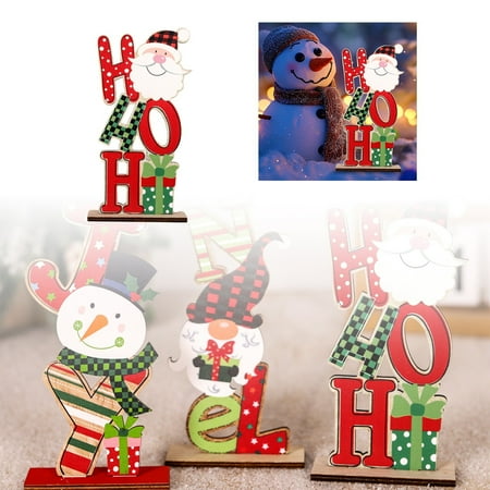 New Christmas Wooden Alphabet Decoration For Santa Snowman Colorful Letters Small Sculpture Room Statue Face Sculpture Bath Light up Bullfight Sculpture
New Christmas Wooden Alphabet Decoration For Santa Snowman Colorful Letters Small Sculpture Room Statue Face Sculpture Bath Light up Bullfight Sculpture