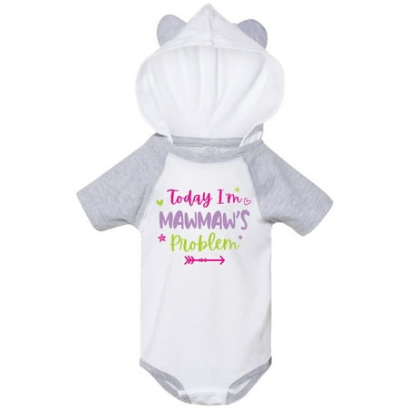 Inktastic Child Funny Today Im Mawmaws Problem Gift Baby Girl Bodysuit