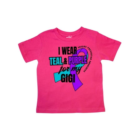 Inktastic Suicide Prevention I Wear Teal and Purple for My Gigi Gift Toddler Boy or Toddler Girl T-Shirt
Inktastic Suicide Prevention I Wear Teal and Purple for My Gigi Gift Toddler Boy or Toddler Girl T-Shirt