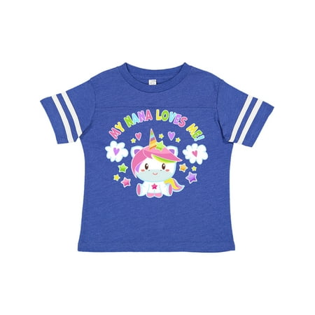 Inktastic My Nana Loves Me with Cute Rainbow Unicorn Gift Toddler Boy or Toddler Girl T-Shirt
Inktastic My Nana Loves Me with Cute Rainbow Unicorn Gift Toddler Boy or Toddler Girl T-Shirt