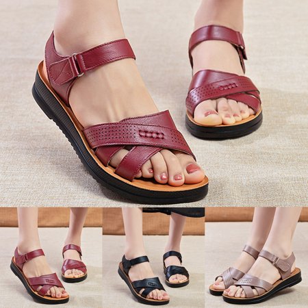 Mishuowoti Women Flat Soft Leather Sandals Cutout Soft Sole Ladies Sandals Open Toe Flat Sandals
Mishuowoti Women Flat Soft Leather Sandals Cutout Soft Sole Ladies Sandals Open Toe Flat Sandals