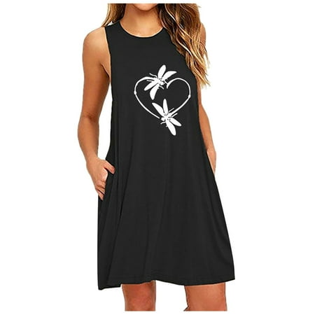 Puntoco Plus Size Nightdress Clearance Womens Pocket Printing Sleeveless Nightdress Dresses Black 16(XXXXL)
Puntoco Plus Size Nightdress Clearance Womens Pocket Printing Sleeveless Nightdress Dresses Black 16(XXXXL)