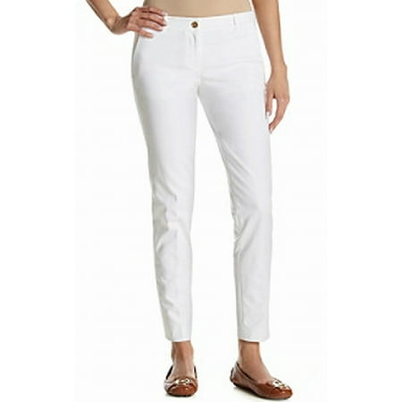 Michael Kors NEW White Womens Size 16 Zipper Fly Slant Pocket Pants