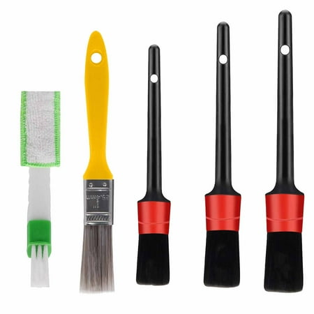 Chueow 5 Piece Plastic Round Brush For Car Beauty Detail Car Cleaning Small Brush
Chueow 5 Piece Plastic Round Brush For Car Beauty Detail Car Cleaning Small Brush