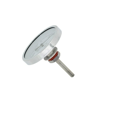 Weldless Bi-metal Thermometer Kit 1/2 MNPT 200 degree Beer Brewing Thermometer Homebrew Kettle L100mm
Weldless Bi-metal Thermometer Kit 1/2 MNPT 200 degree Beer Brewing Thermometer Homebrew Kettle L100mm