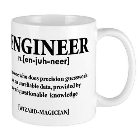 CafePress - ENGINEER NOUN Mugs - Ceramic Coffee Tea Novelty Mug Cup 11 oz