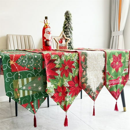 Cheers.US Christmas Table Runner Decor Garland Table Flag for Christmas Decorations Festival Parties and Daily Use Family Dinner
Cheers.US Christmas Table Runner Decor Garland Table Flag for Christmas Decorations Festival Parties and Daily Use Family Dinner