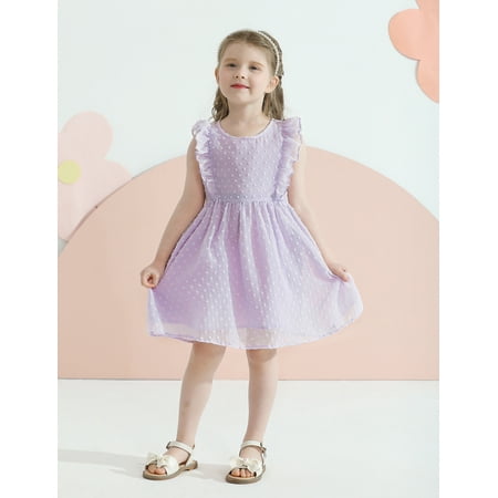 BULLPIANO 18M-6T Girls Chiffon Dress with Polka Dots Flutter Ruffle Sleeve Tulle Dress
BULLPIANO 18M-6T Girls Chiffon Dress with Polka Dots Flutter Ruffle Sleeve Tulle Dress