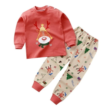 ZMHEGW Toddler Girl Pajamas Autumn Winter Christmas Underwear Set Cotton Warm Home Autumn Comfortable Skin Friendly Christmas Baby Girl Pajamas
ZMHEGW Toddler Girl Pajamas Autumn Winter Christmas Underwear Set Cotton Warm Home Autumn Comfortable Skin Friendly Christmas Baby Girl Pajamas