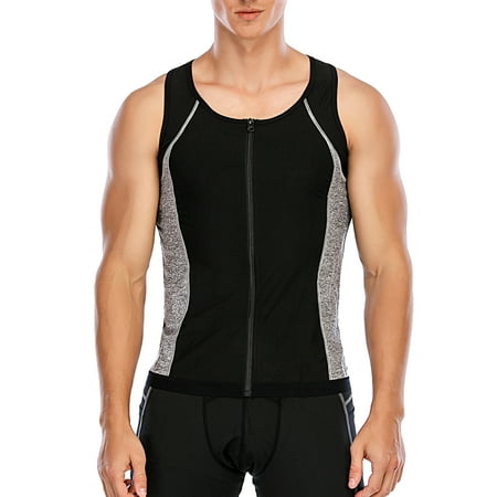 FANNYC Men s Sweat Vest Waist Trainer Sauna Suit Heat Trapping Polymer Body Shaper Shirts Workout Tank Top Weight Loss Sports Shirts
FANNYC Men s Sweat Vest Waist Trainer Sauna Suit Heat Trapping Polymer Body Shaper Shirts Workout Tank Top Weight Loss Sports Shirts
