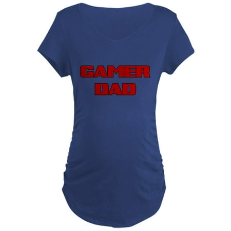 CafePress - GAMER DAD Maternity T Shirt - Maternity Dark T-Shirt