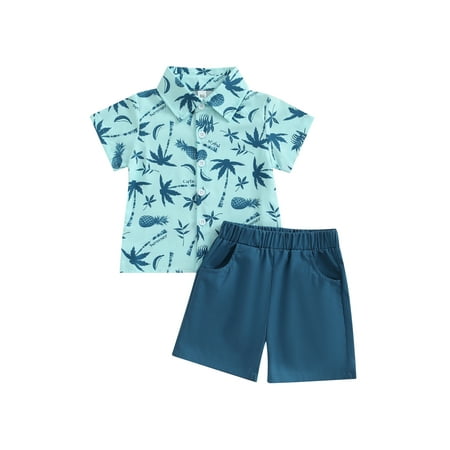 Asashitenel 2Pcs Toddler Baby Boys Beach Outfits Cute Dinosaur Print Short Sleeve Button Shirt + Shorts Set
Asashitenel 2Pcs Toddler Baby Boys Beach Outfits Cute Dinosaur Print Short Sleeve Button Shirt + Shorts Set