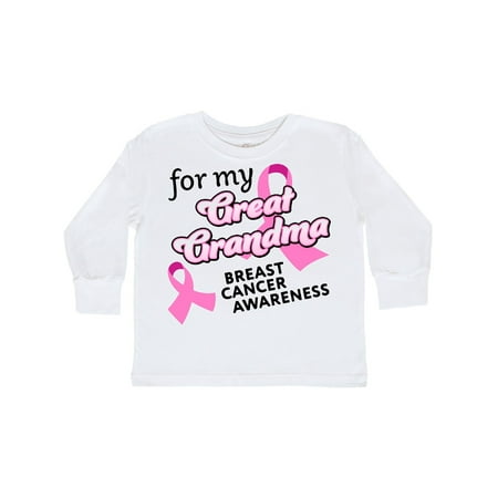 Inktastic For My Great Grandma-Breast Cancer Awareness Gift Toddler Boy or Toddler Girl Long Sleeve T-Shirt
Inktastic For My Great Grandma-Breast Cancer Awareness Gift Toddler Boy or Toddler Girl Long Sleeve T-Shirt