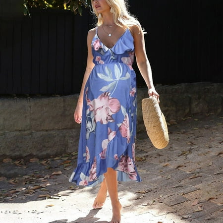 Summer Maternity Dress For Photoshoot Women Maternity Sleeveless Casual Flower Print Ruffle Dress Pregnanty Sundress
Summer Maternity Dress For Photoshoot Women Maternity Sleeveless Casual Flower Print Ruffle Dress Pregnanty Sundress