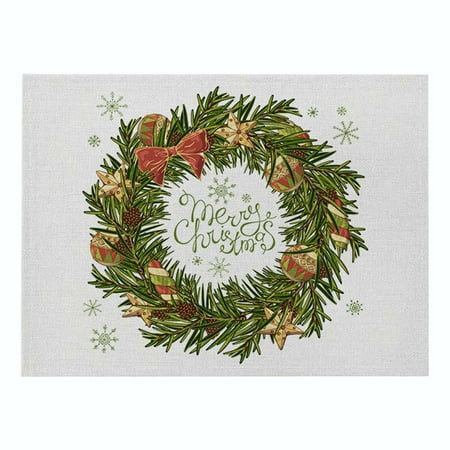 Cotton and Linen Table Mat Christmas Elements Single Side Pattern Heat Resistant Cotton and Linen Table Mat Christmas Decor for Kitchen Dining Room Christmas Elements Single Side Pattern 4 32*42cm
Cotton and Linen Table Mat Christmas Elements Single Side Pattern Heat Resistant Cotton and Linen Table Mat Christmas Decor for Kitchen Dining Room Christmas Elements Single Side Pattern 4 32*42cm