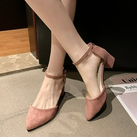 Women s High Heel Sandals Pointed Toe Closed Toe Suede Block Heel Buckle Sandals Mule Ankle Strap Wedding Dress Pumps
Women s High Heel Sandals Pointed Toe Closed Toe Suede Block Heel Buckle Sandals Mule Ankle Strap Wedding Dress Pumps