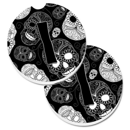 Carolines Treasures CJ2008-ICARC Letter I Day of the Dead Skulls Black Set of 2 Cup Holder Car Coasters Large
Carolines Treasures CJ2008-ICARC Letter I Day of the Dead Skulls Black Set of 2 Cup Holder Car Coasters Large