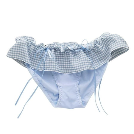 Outfmvch underwear women Women Cute Plaid Lace Bow Briefs Low Waist Ladies Panties Underwear lingerie for women
Outfmvch underwear women Women Cute Plaid Lace Bow Briefs Low Waist Ladies Panties Underwear lingerie for women