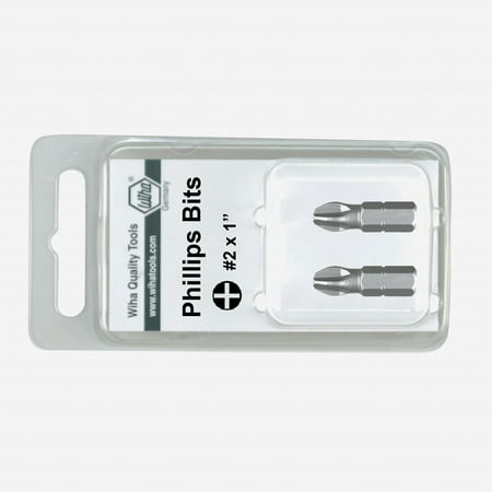 Wiha 72104 #4 Phillips Insert Bit 5/16 Drive (2 Pack)