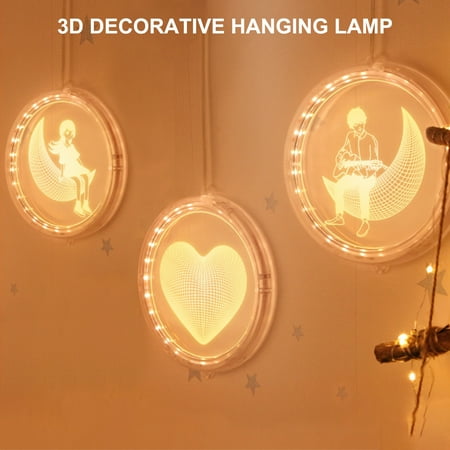 Baiwo 3D Hanging Lamp Bear Heart Self-adhesive 4.5V 7LM LED Decor Night Light for Bedroom
Baiwo 3D Hanging Lamp Bear Heart Self-adhesive 4.5V 7LM LED Decor Night Light for Bedroom