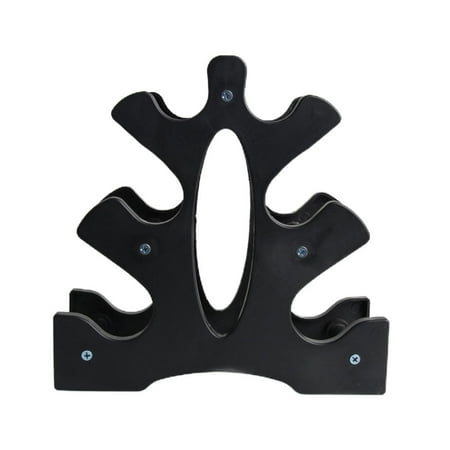 NUOLUX Dumbbell Rack Three-tiers Dumbbell Rack Vertical Dumbbell Stand Small Dumbbell Holder