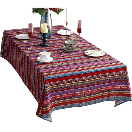 Rectangular Tablecloth Bohemian Cotton Linen Tablecloth Washable No Fade Anti-slip Wrinkle Free Table Cover For Banquet Party Picnic Festival Birthday-TO-120*120CM
Rectangular Tablecloth Bohemian Cotton Linen Tablecloth Washable No Fade Anti-slip Wrinkle Free Table Cover For Banquet Party Picnic Festival Birthday-TO-120*120CM
