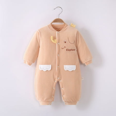Yidarton Baby Jumpsuit Born Baby Winter Cotton Warm Jumpsuit Newborn Thickened Boneless Coat Cotton-padded Jacket Yellow
Yidarton Baby Jumpsuit Born Baby Winter Cotton Warm Jumpsuit Newborn Thickened Boneless Coat Cotton-padded Jacket Yellow