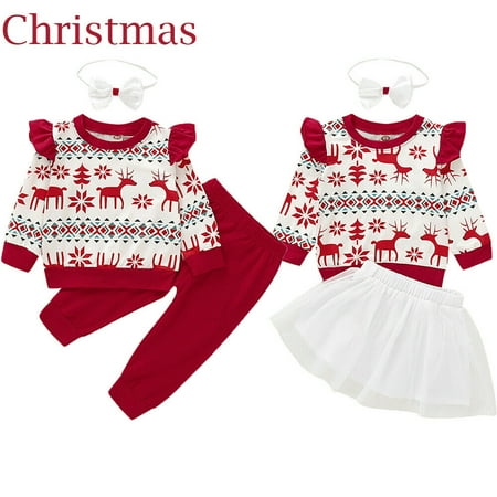 Pudcoco Christmas Toddler Kids Baby Girls Outfits Clothes T-shirt Tops+Long Pants/Skirts Children Boys Girls Xmas Clothing Sets
Pudcoco Christmas Toddler Kids Baby Girls Outfits Clothes T-shirt Tops+Long Pants/Skirts Children Boys Girls Xmas Clothing Sets