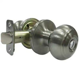 Tru Guard Tru Guard TGX210B Verona Bed And Bath Privacy Lockset Satin Nickel