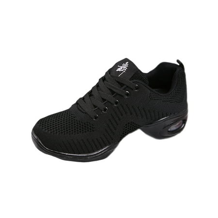 Ymiytan Women Non-Slip Modern Sneaker Jazz Comfort Solid Dance Shoes Performance Breathable Walking Sneakers Black 7
Ymiytan Women Non-Slip Modern Sneaker Jazz Comfort Solid Dance Shoes Performance Breathable Walking Sneakers Black 7