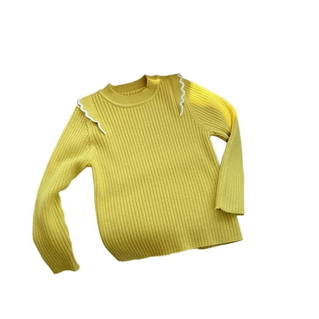 Rovga Babys Kids Toddler Girls Spring Winter Long Sleeve Ruffle Thick Knit Sweater Pullover Tops Sleepwear Clothes Kawaill Children Clothing
Rovga Babys Kids Toddler Girls Spring Winter Long Sleeve Ruffle Thick Knit Sweater Pullover Tops Sleepwear Clothes Kawaill Children Clothing
