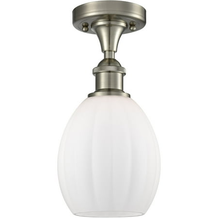 Brushed Satin Nickel Tone Semi Flush 6 Wide Matte White Glass Steel/Cast Brass Medium Base LED 1 Light Fixture
Brushed Satin Nickel Tone Semi Flush 6 Wide Matte White Glass Steel/Cast Brass Medium Base LED 1 Light Fixture