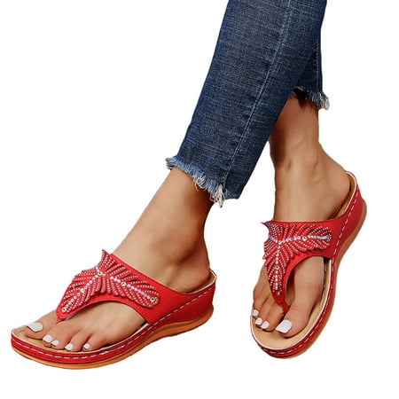 Summer Ladies Flip-Flops Wedge Heel Slippers Sandals Casual Flip Flops Women s Shoes
Summer Ladies Flip-Flops Wedge Heel Slippers Sandals Casual Flip Flops Women s Shoes