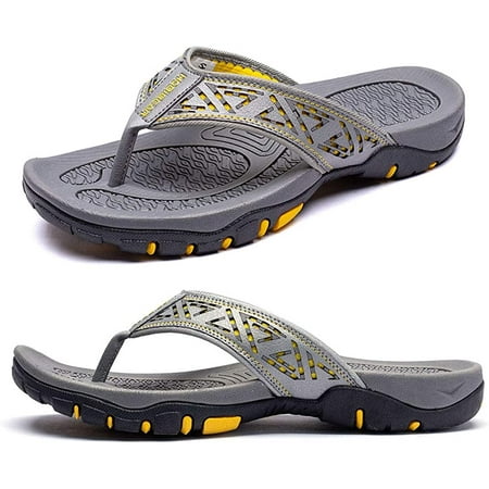 Mixsnow Mens Thong Sandals Indoor and Outdoor Beach Flip Flop