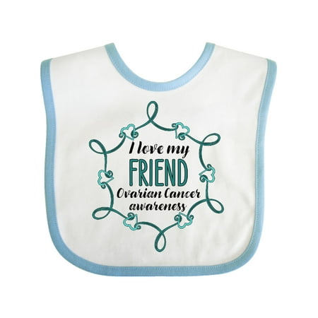 Inktastic I Love My Friend Ovarian Cancer Awareness Gift Baby Boy or Baby Girl Bib
Inktastic I Love My Friend Ovarian Cancer Awareness Gift Baby Boy or Baby Girl Bib