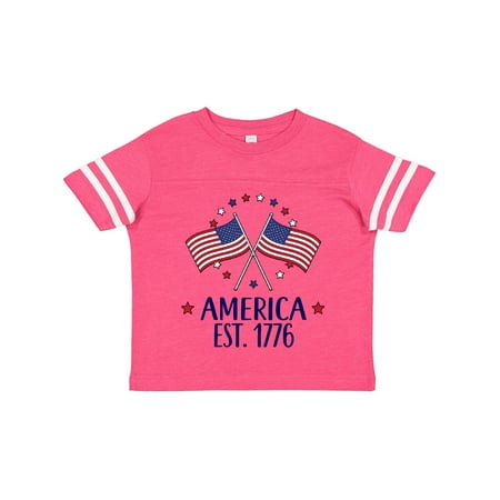 Inktastic America Est 1776 4th of July Gift Toddler Boy or Toddler Girl T-Shirt