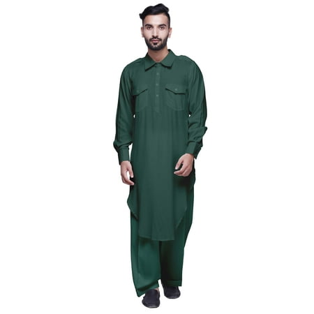 Atasi Pathani Kurta Pajama For Men Full Sleeve Long Kurta Casual Clothing